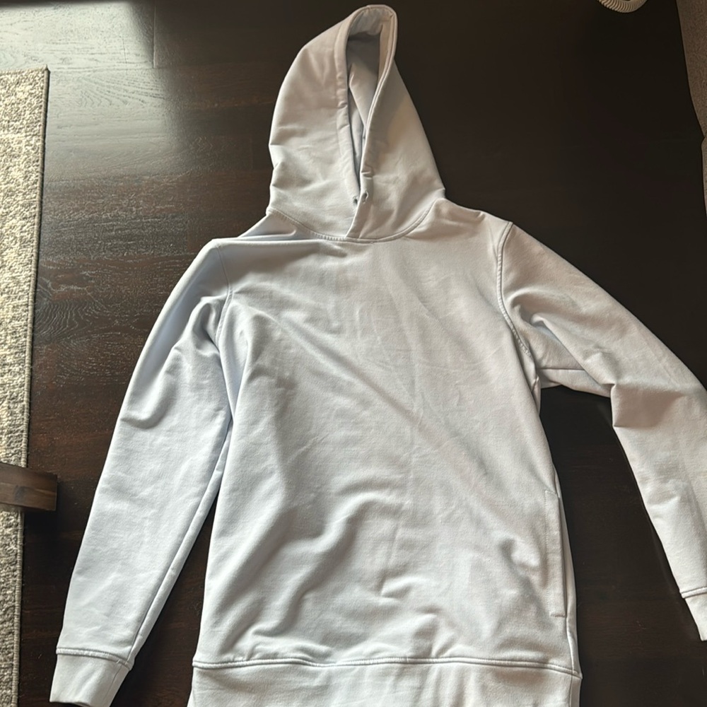 Cuts, men sweatshirt, light blue, hoody, size xl